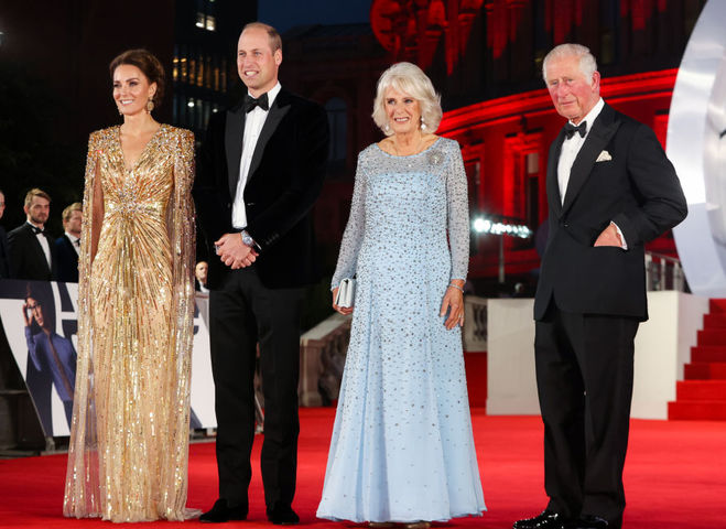 Кейт Міддлтон, принц Вільям, Камілла та принц Чарльз