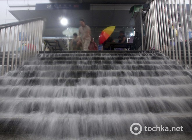 масштабное наводнение в Китае