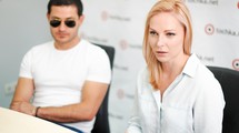 Дарья Трегубова и Ахтем Сейтаблаев в гостях у tochka.net 