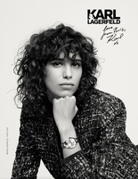 Мика Арганараз и Батист Джиабикони  в кампейне Karl Lagerfeld осень-зима 2016/2017