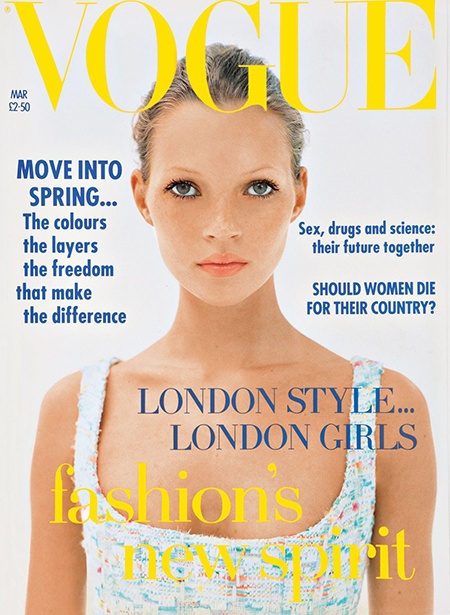 Кейт Мосс на обложке Vogue Paris