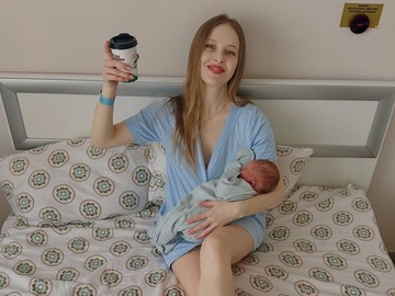 Сагайдачна зізналася, що лише на п'ятому місяці дізналася про третю вагітність