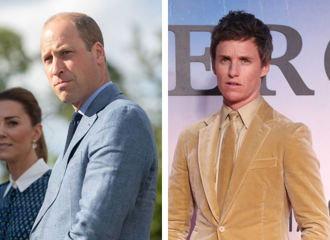 Принц Вільям і Едді Редмейн