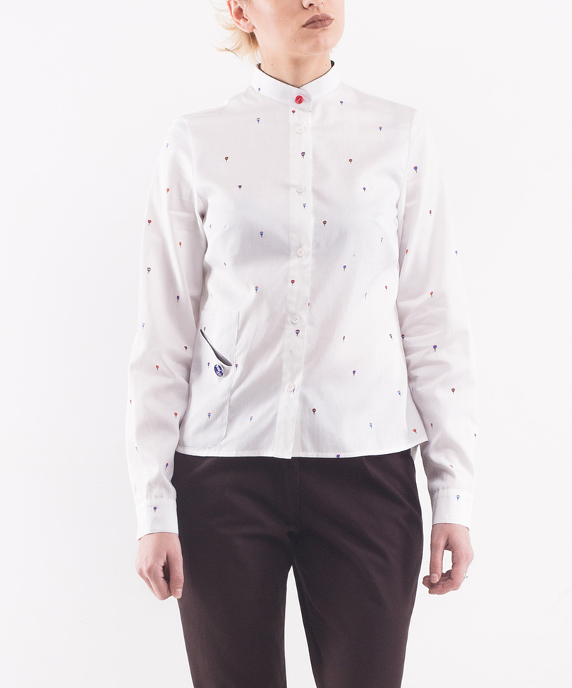 Белая рубашка InSideU, 1049 грн