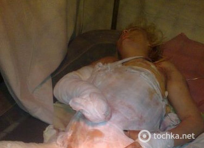 Оксана Макар в больнице