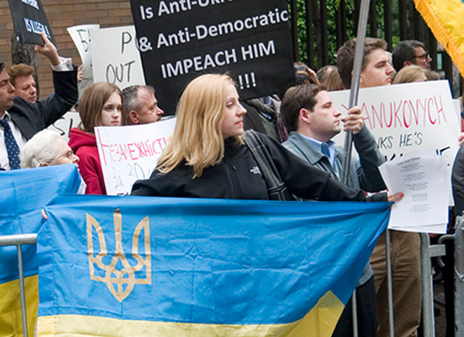 Протест против Януковича