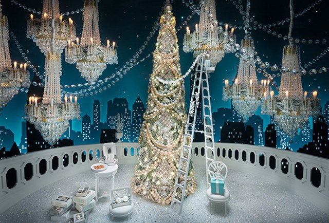 Найгарніші різдвяні вітрини світу: Tiffany & Co.