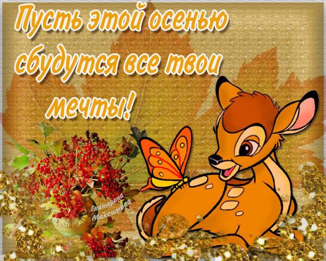 Пусть осенью сбудутся все мечты