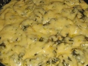 Картофель с фаршем и кабачками Картофель с фаршем и кабачками