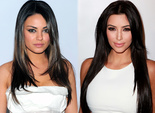 Мила Кунис и Ким Кардашян