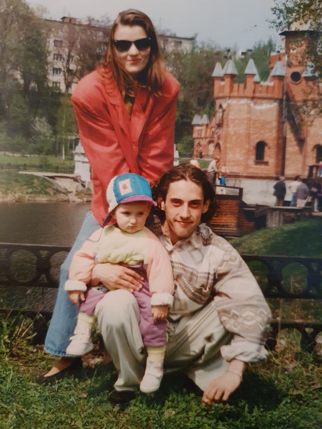Дмирий и Елена Коляденко с сыном