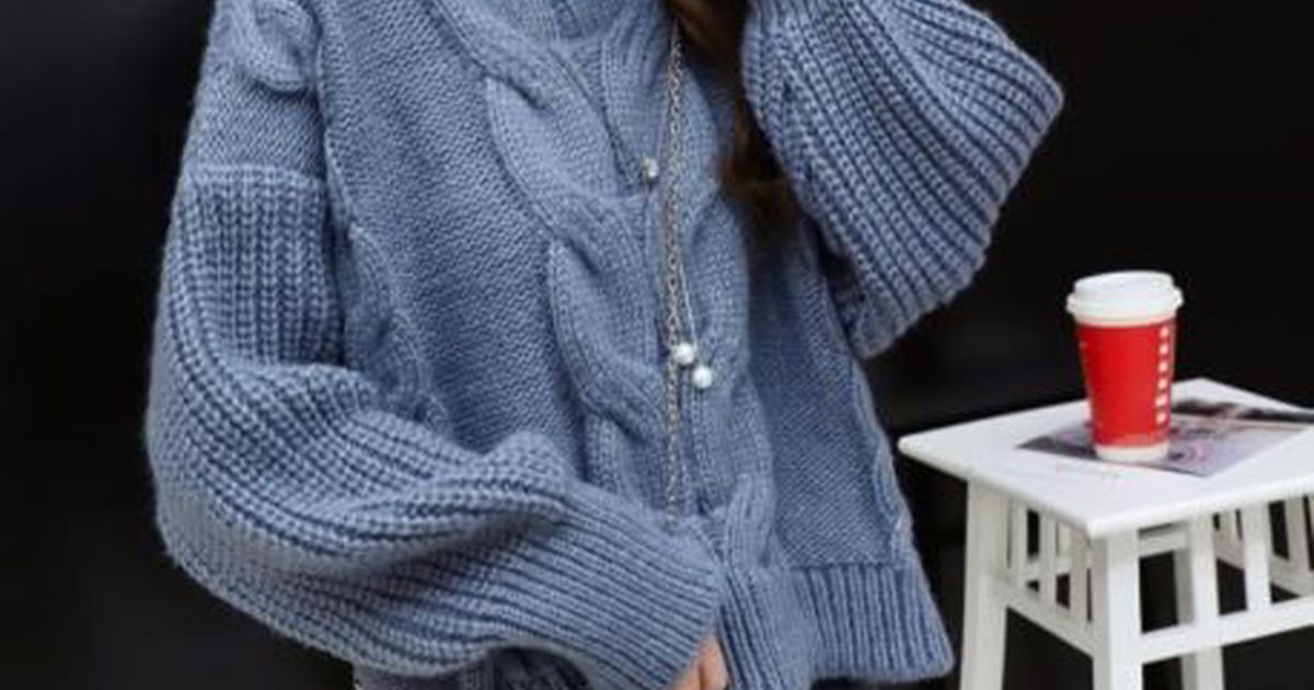 Как связать свитер оверсайз с японским плечом