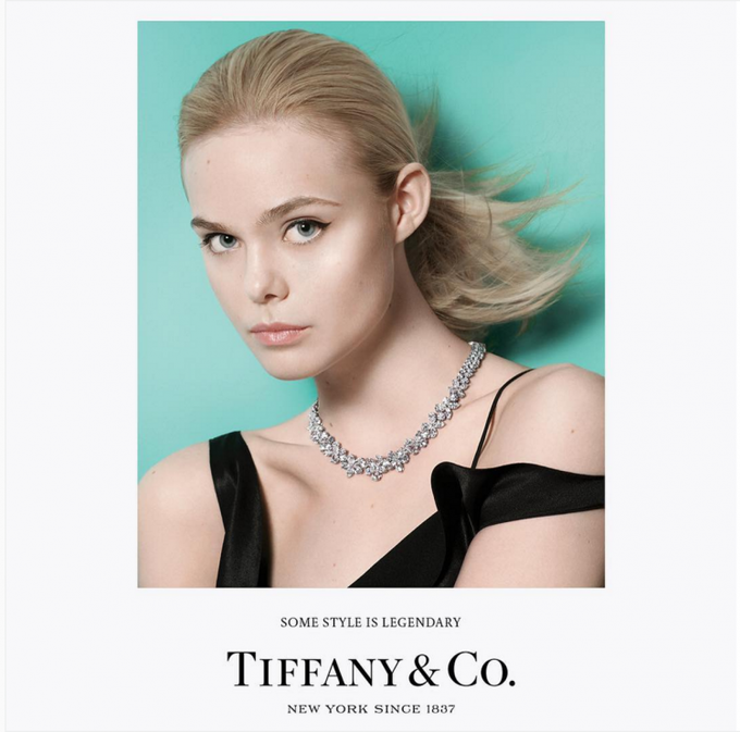 Эль Фаннинг для Tiffany&Co