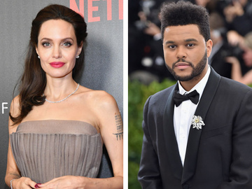 Анджелина Джоли и The Weeknd
