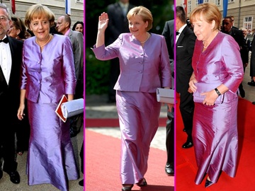 Конфуз з сукнями Ангели Меркель