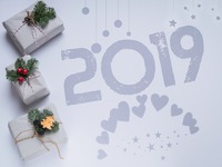 Прикольные обои на 2019 год