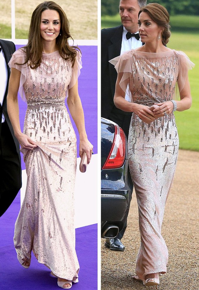 Кейт Миддлтон в одном и том же платье, 2011 и 2016
