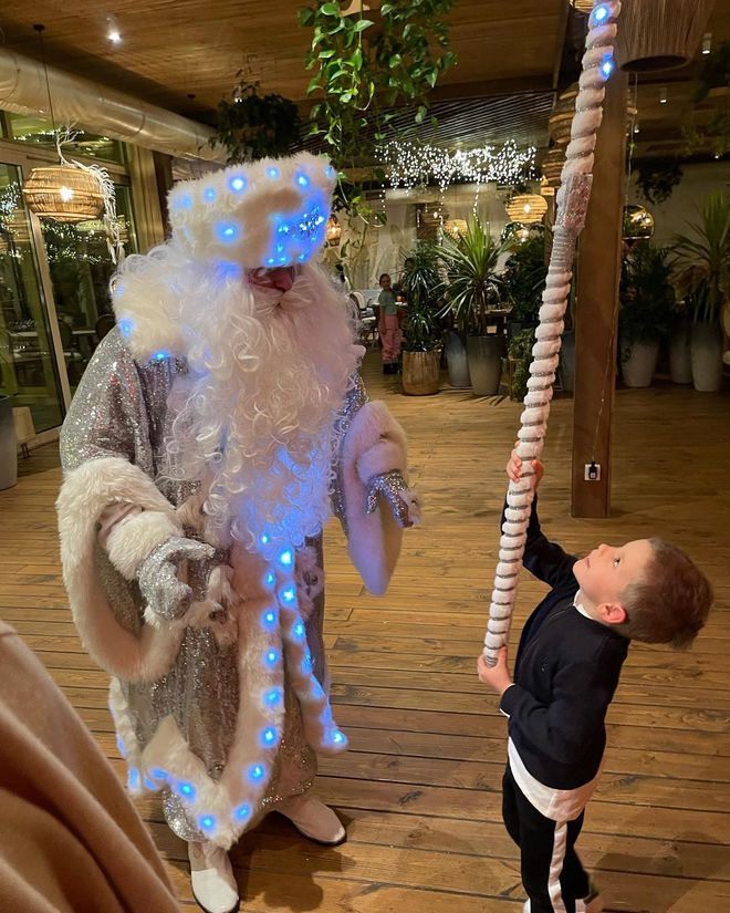 Крещение сына Кати Осадчей и Юрия Горбунова