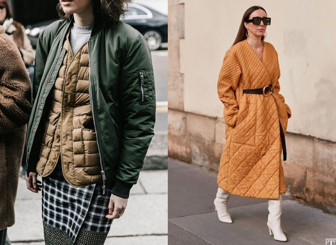 Стьобаний одяг - модний тренд на зиму 2020