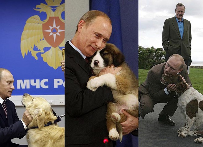 Путін і собачки