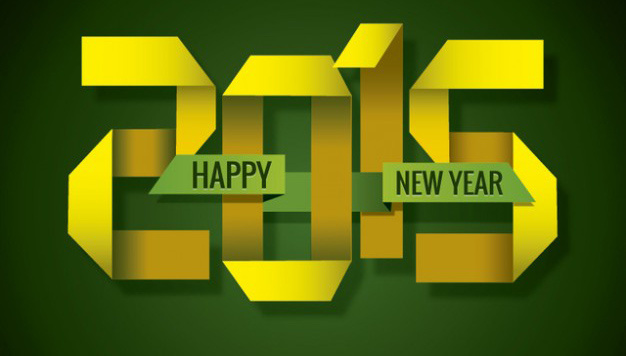 Открытка на Новый год 2015