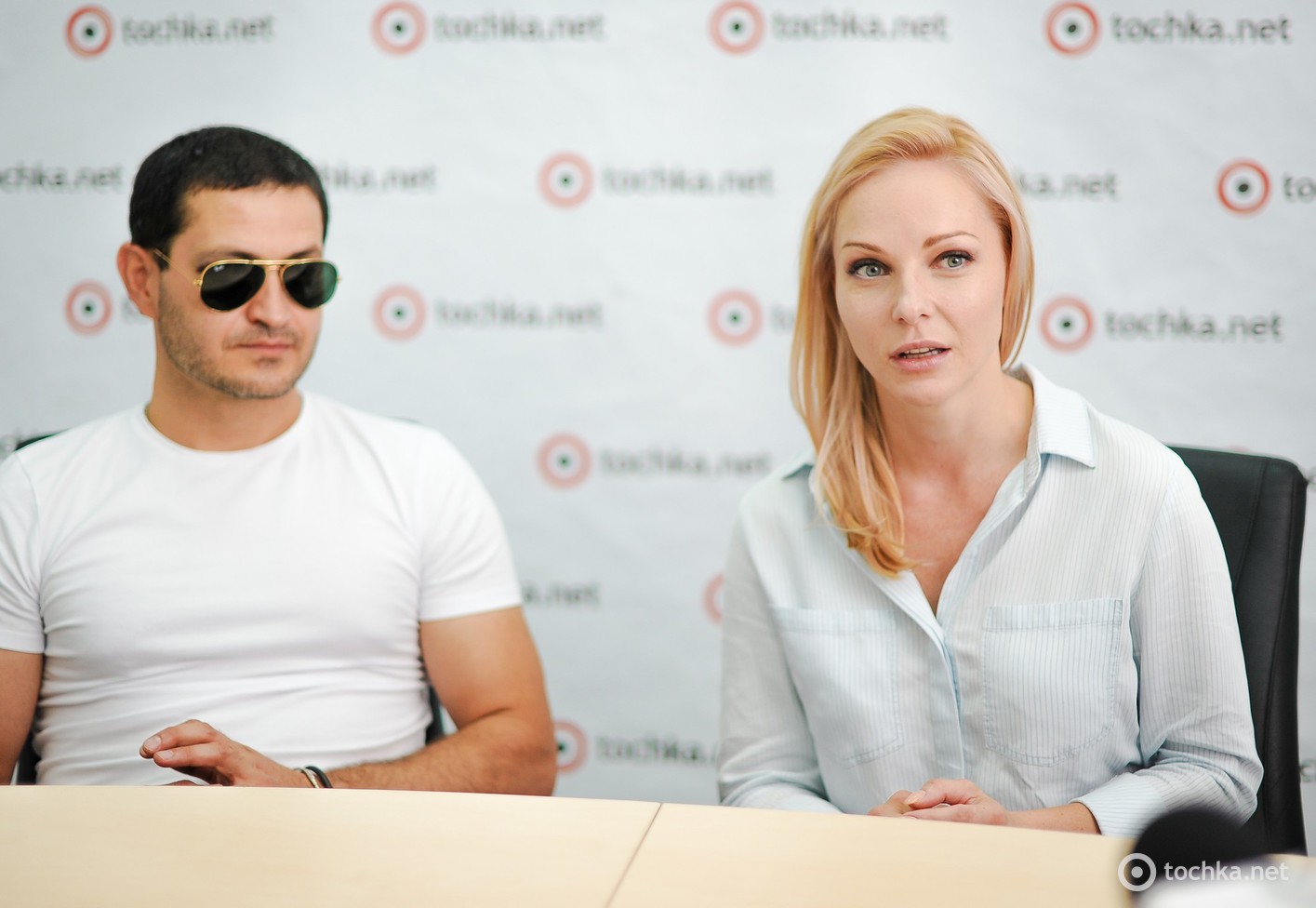 Дар'я Трегубова та Ахтем Сейтаблаєв в гостях у tochka.net 