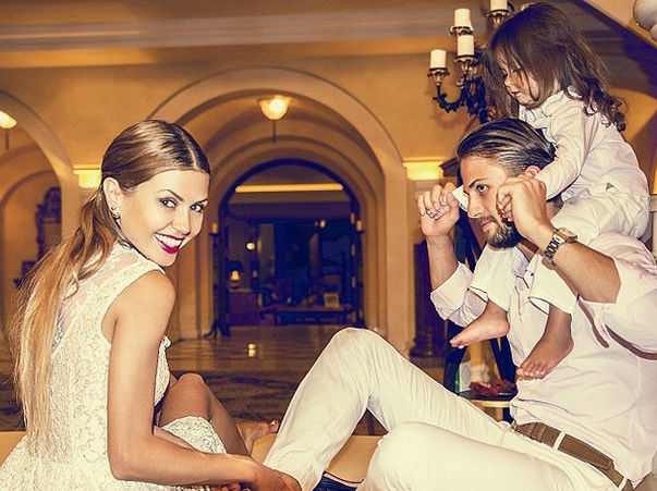 Виктория Боня с мужем