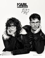 Міка Арганараз і Батист Джіабіконі в Шампейн Karl Lagerfeld осінь-зима 2016/2017