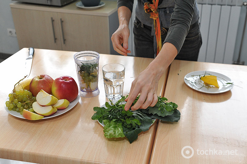 Майстер-клас: Зелені коктейлі