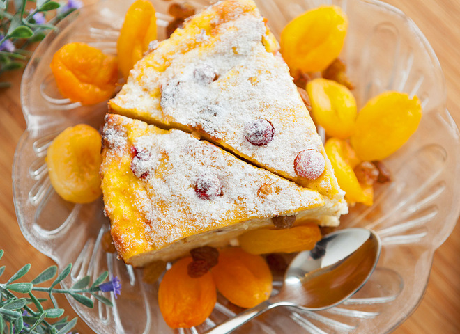 Вкусные рецепты творожного пирога с ягодами