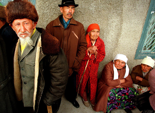 Пенсионеры Казахстана