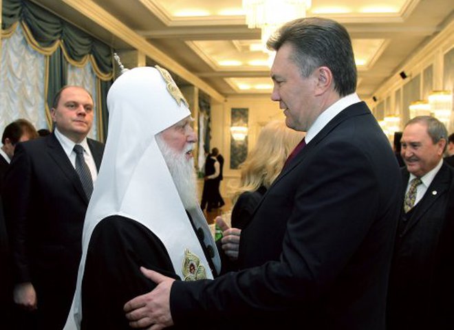 Янукович подружився з Філаретом