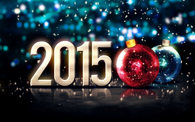 Обалденная открытка с Новым годом 2015