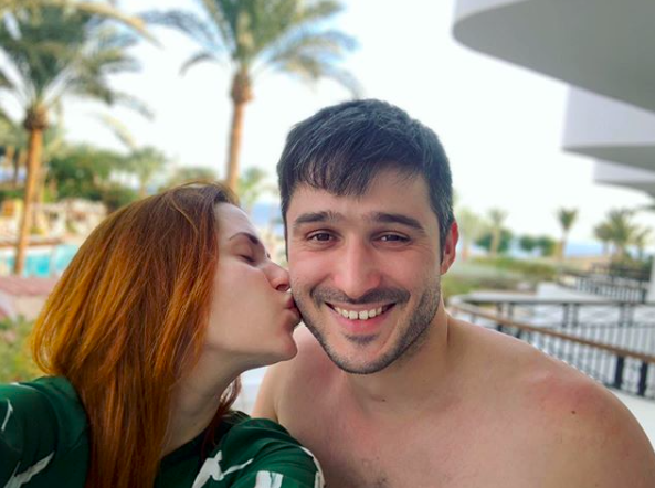 Наталка Денисенко и Андрей Фединчик на отдыхе в Египте