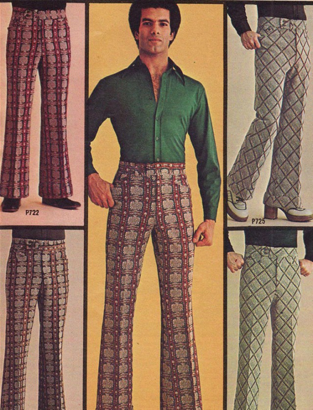 Мужественная мода 70-х годов