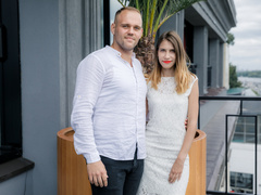 Дмитро Завоюра і його дружина Анна