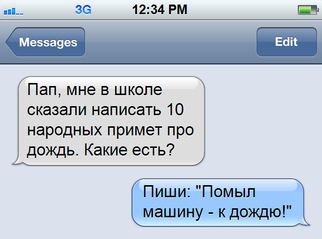 Смешные смс преписки