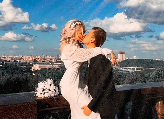 Алина Гросу с мужем Александром