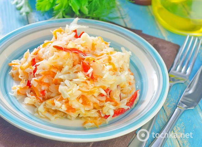 Салат из капусты на зиму: рецепт витаминной закуски