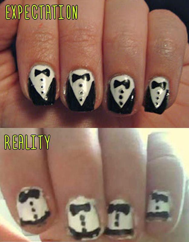 Маникюр. ожидание и реальность