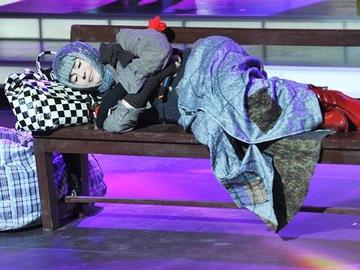 На шоу «Народная звезда» Ирина Билык превратилась в бомжа