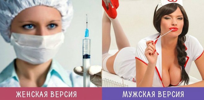 Взгляд на вещи мужчиной и женщиной