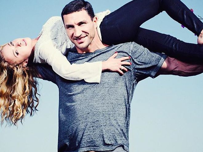 Хайден Панеттьери и Владимир Кличко