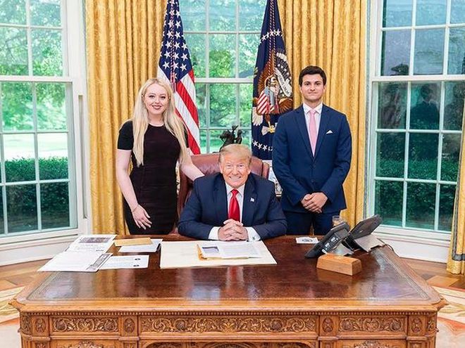 Тіффані Трамп і Майкл Булос