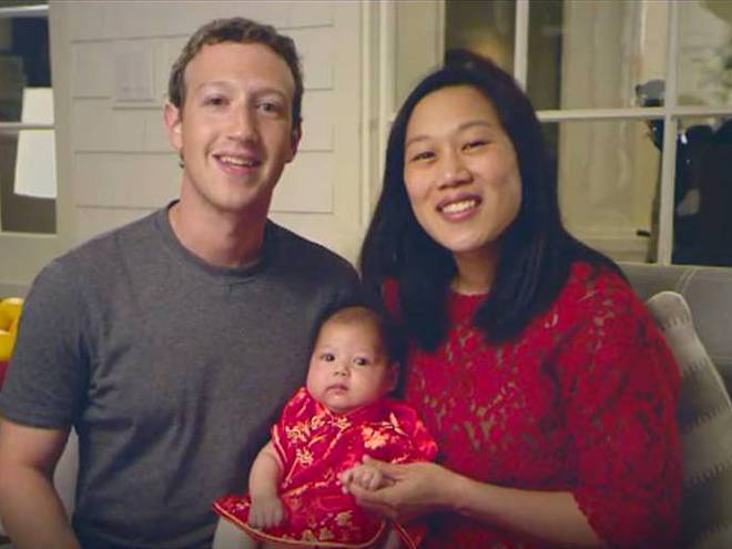 Дочка Марка Цукерберга