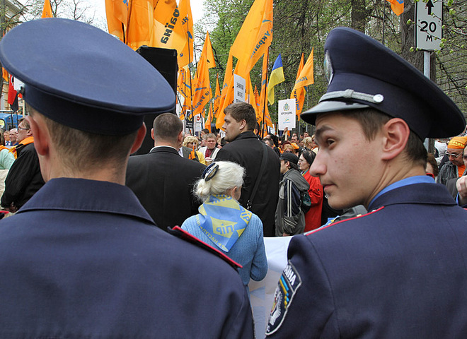 Протесты под Радой