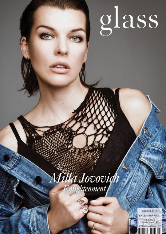 Бунтарський дух: Міла Йовович у фотосесії для Glass Magazine