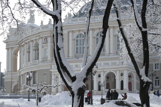 Одесса зимой