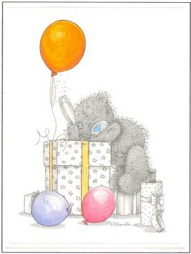 Листівка Тедді в твій День народження!