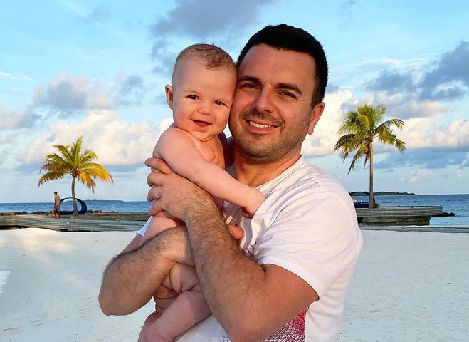 Григорий Решетник с младшим сыном